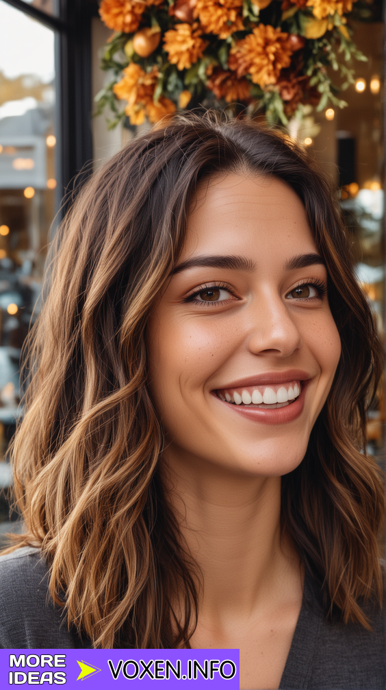 22 Embrace Autumn: Trendy Fall Hair Highlights for Blondes & Brunettes