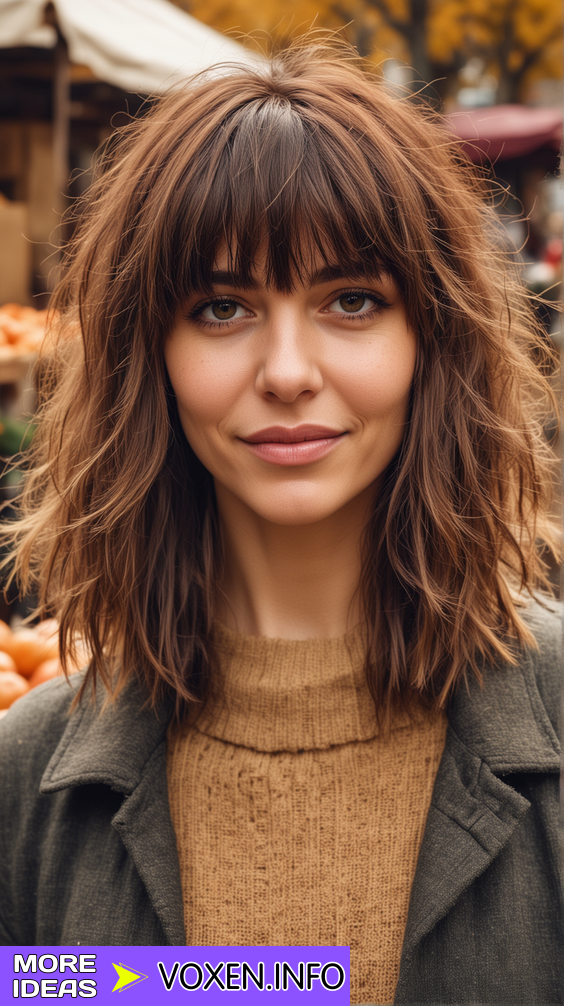 23 Top Fall Haircuts with Bangs 2024: Discover Trendy Styles