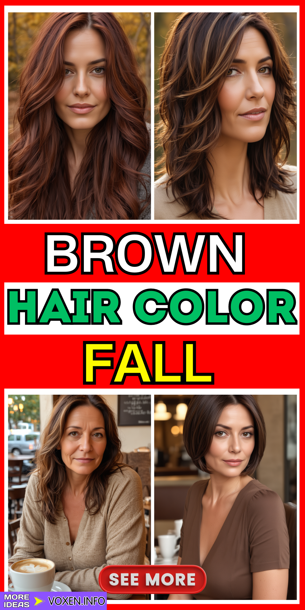 22 Embrace Autumn with Stunning Brown Fall Hair Colors | Top Trends 2024