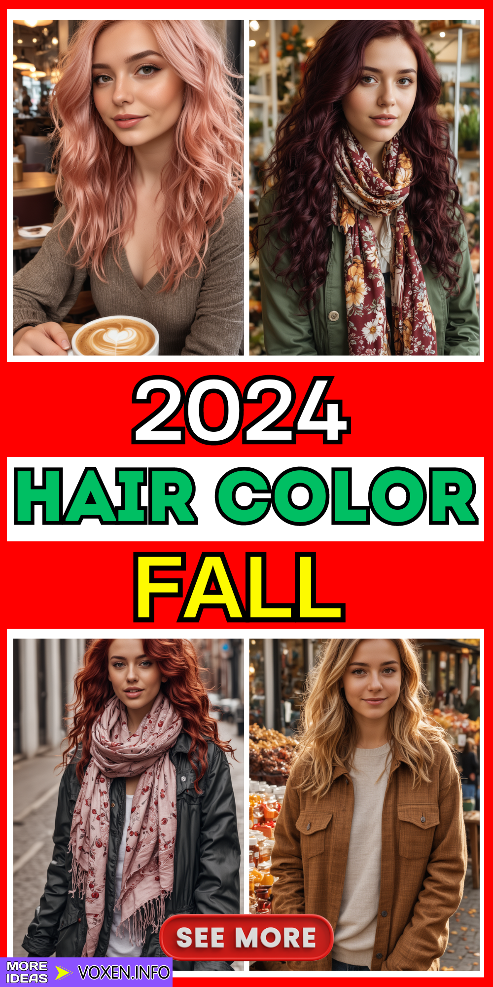 22 Top Fall Hair Colors for 2024: Trends and Ideas