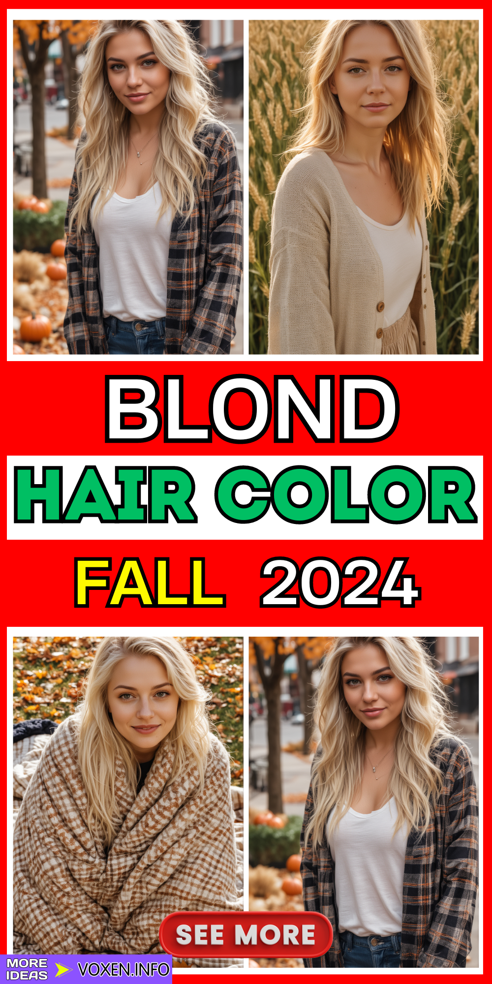 23 Top Blonde Fall Hair Colors 2024: Trends for Every Style and Skin Tone