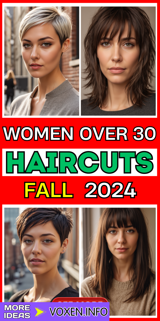 23 Top Fall 2024 Haircuts for Women Over 30