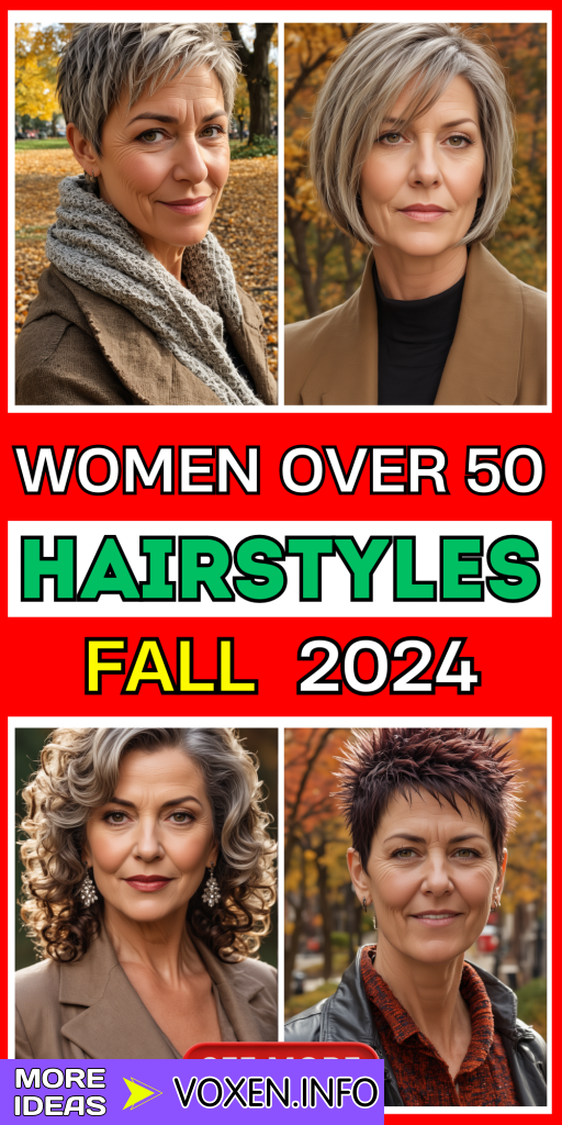 23 Top Fall 2024 Hairstyles for Women Over 50