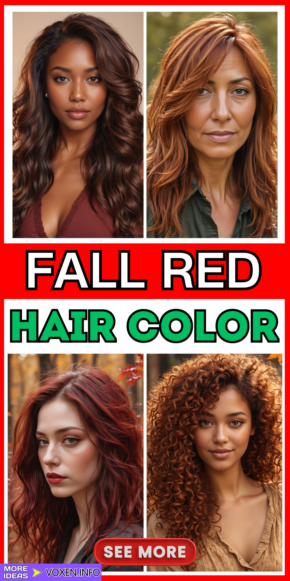 22 Fall Red Hair 2024: Discover Trendy Chestnut and Copper Styles!