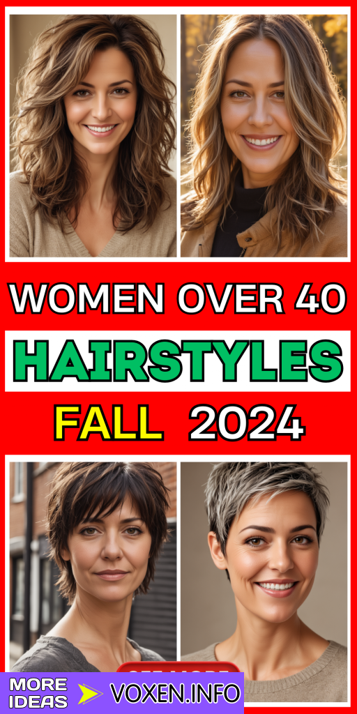 22 Top Fall 2024 Hairstyles for Women Over 40