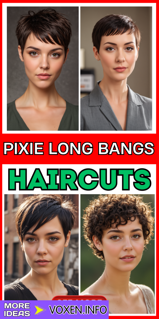 23 Chic Pixie Haircuts with Long Bangs – 23 Modern Styles