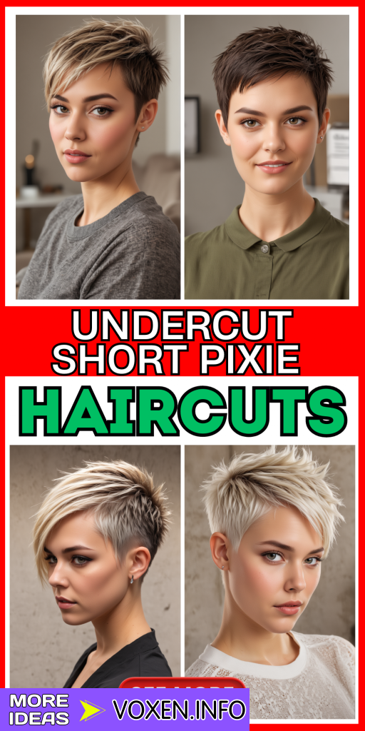 23 Bold Undercut Pixie Haircuts for Women in 2024