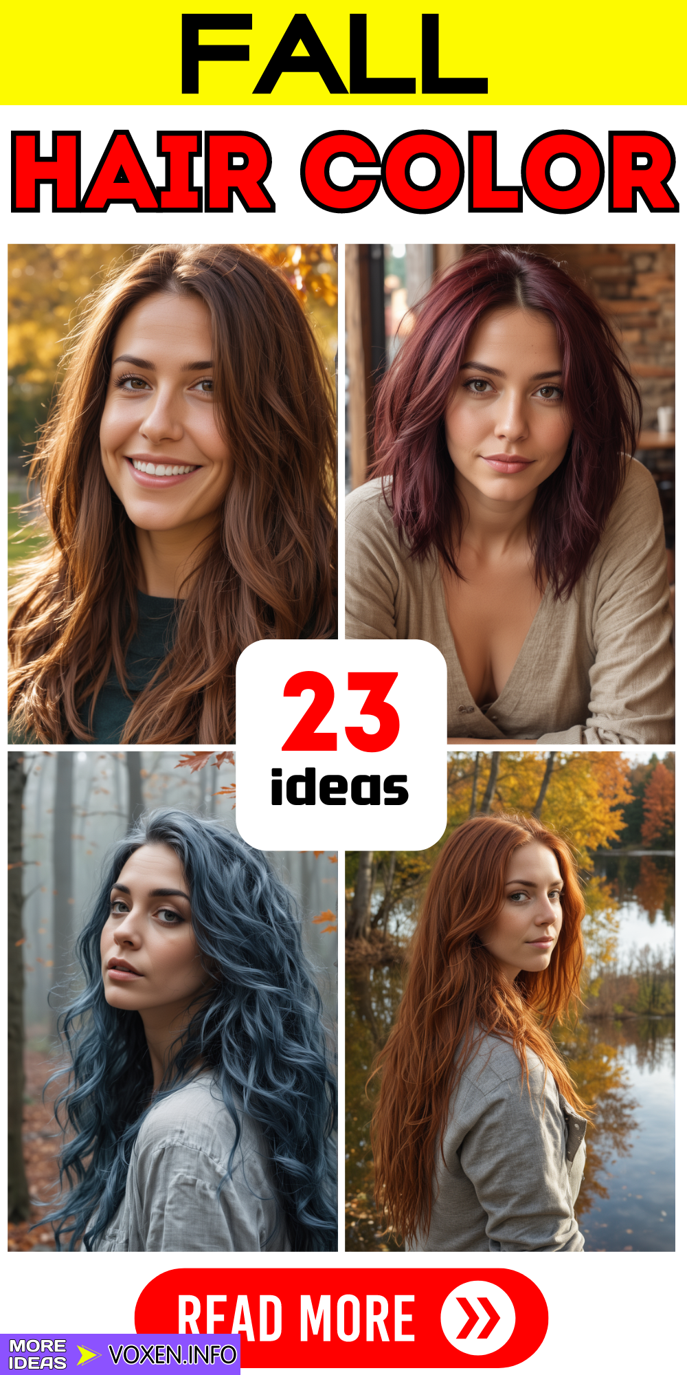 23 Top 2024 Fall Hair Colors: Trendy Ideas for Brunettes, Blondes, and Black Hair