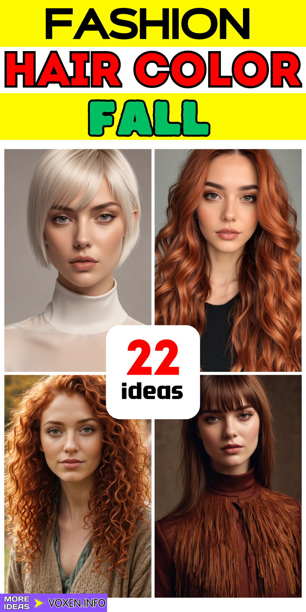 22 Top Fall Hair Fashion Trends 2024: Explore New Styles and Colors