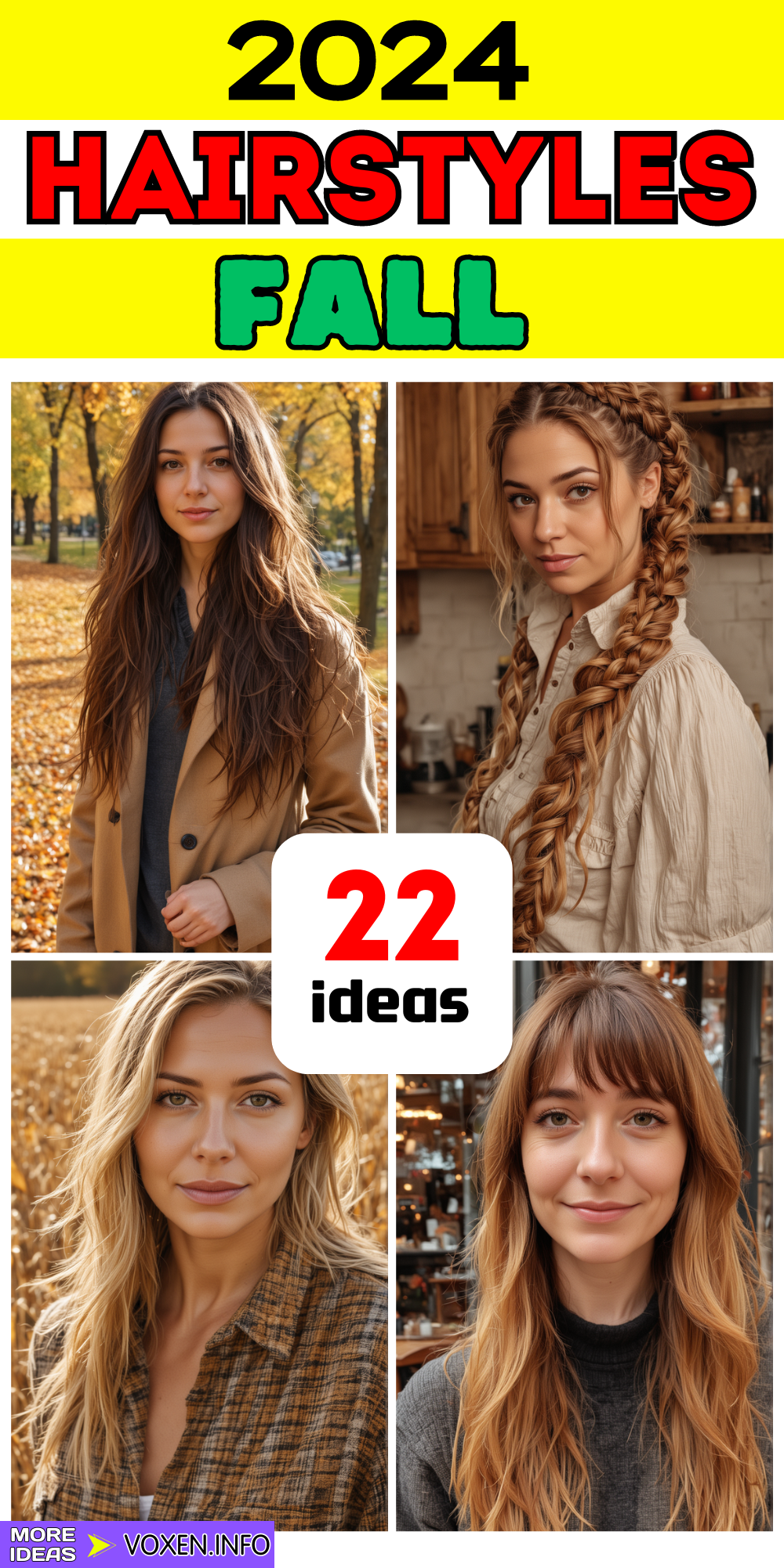 22 Fall Hairstyles 2024: Trendy Looks for Chestnut Lobs, Maple Layers, and Spiced Plum Bobs