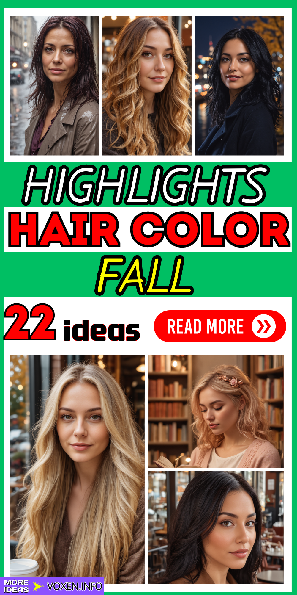 22 Embrace Autumn: Trendy Fall Hair Highlights for Blondes & Brunettes