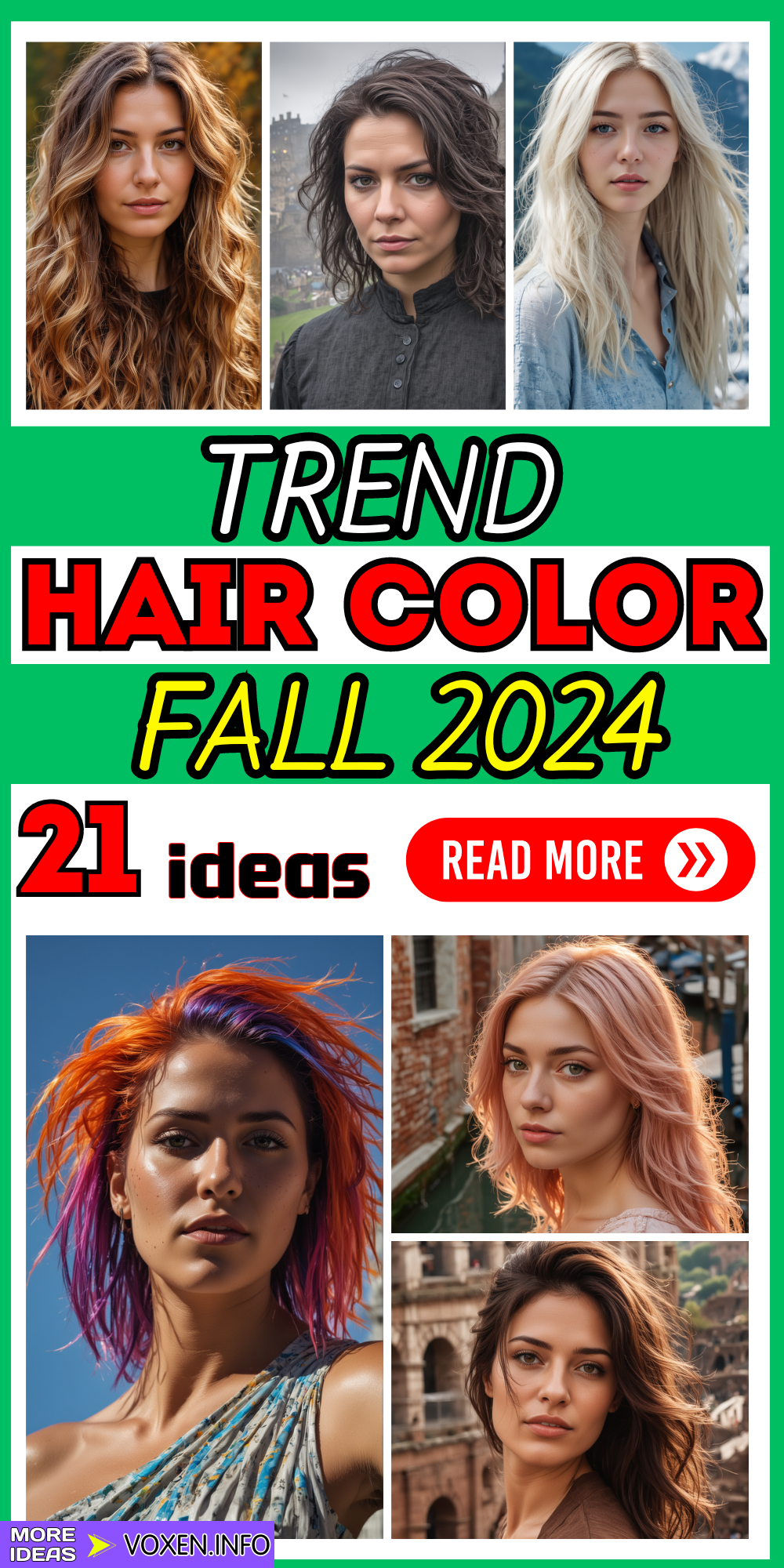 21 Bold Fall Hair Colors: Neon Streaks for a Vibrant Look!