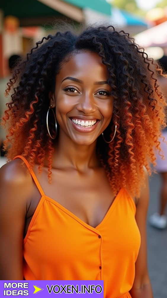 23 Stunning Black and Orange Hairstyles for Every Occasion