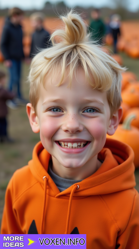 23 Discover Cute and Festive Pumpkin Hairstyles for Kids and Women this Fall