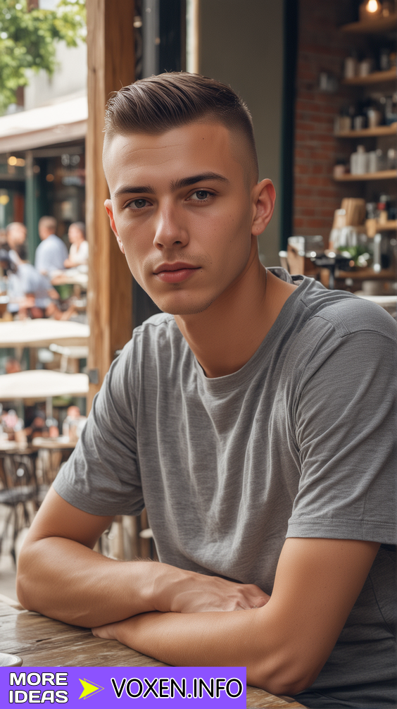 23 Trendy Men's Haircuts: Longer Top, Short Sides