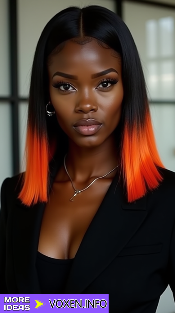 23 Stunning Black and Orange Hairstyles for Every Occasion