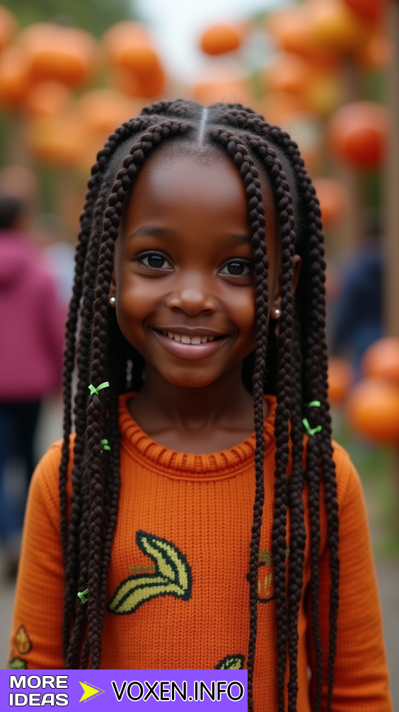 23 Discover Cute and Festive Pumpkin Hairstyles for Kids and Women this Fall