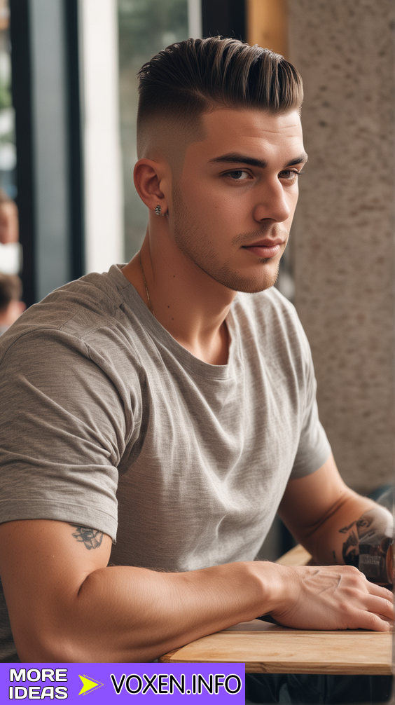 23 Trendy Men's Haircuts: Longer Top, Short Sides