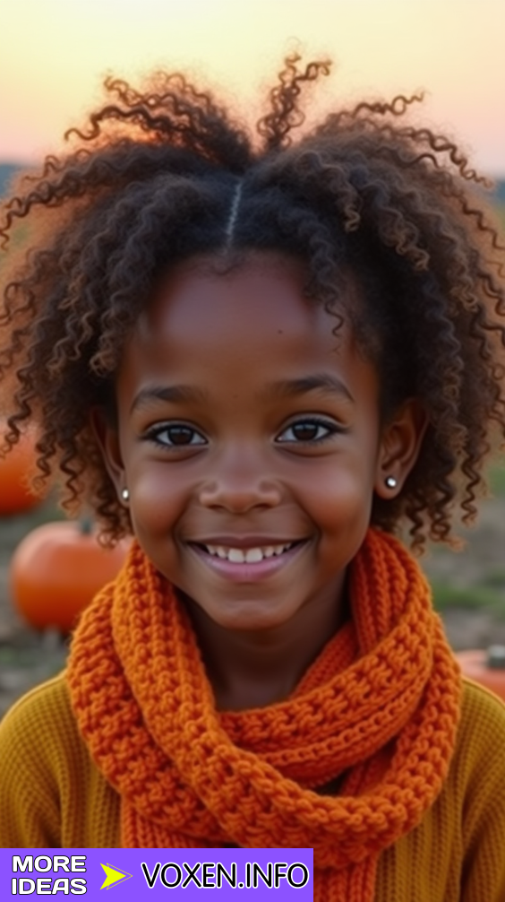 23 Discover Cute and Festive Pumpkin Hairstyles for Kids and Women this Fall