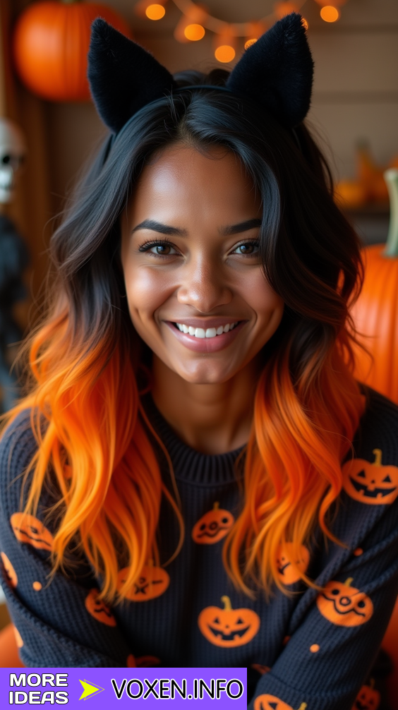 23 Stunning Black and Orange Hairstyles for Every Occasion