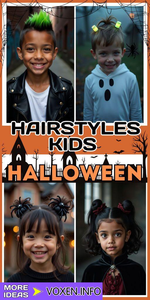 23 Creative and Easy Halloween Hairstyles for Kids