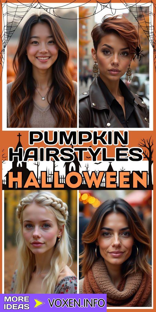 23 Discover Cute and Festive Pumpkin Hairstyles for Kids and Women this Fall