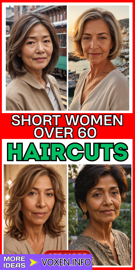 23 Top Short Haircuts for Women Over 60 in 2024 – Trendy & Chic Styles