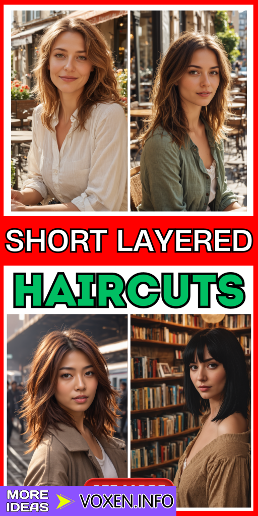 23 Top Short Layered Haircuts for 2024: Stylish Looks for Every Hair Type