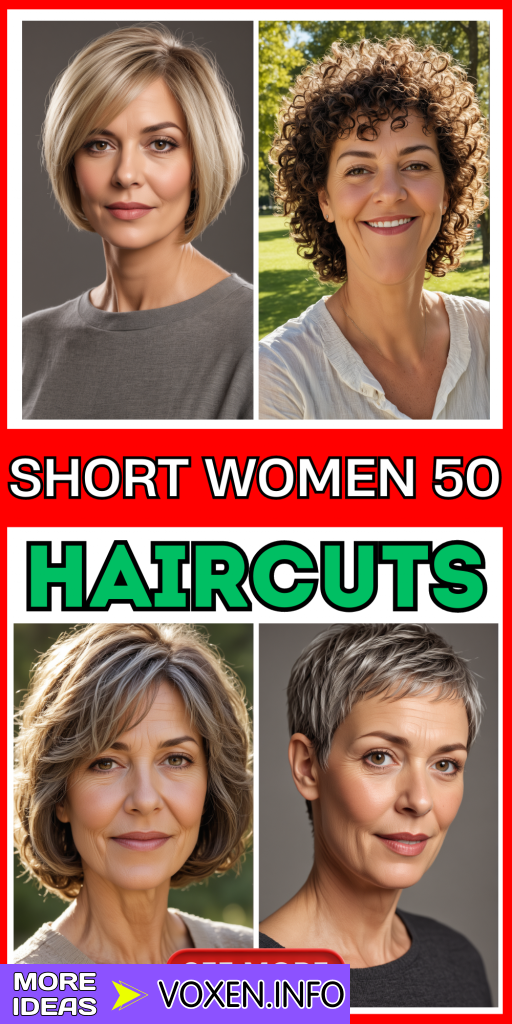 21 Top Short Haircuts for Women Over 50: Stylish Cuts 2024