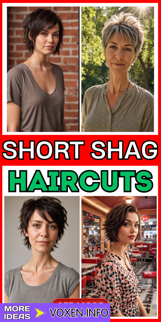 23 Trendy Short Shag Haircuts for 2024: Fine, Thick, Curly Hair & More | Women's Styles