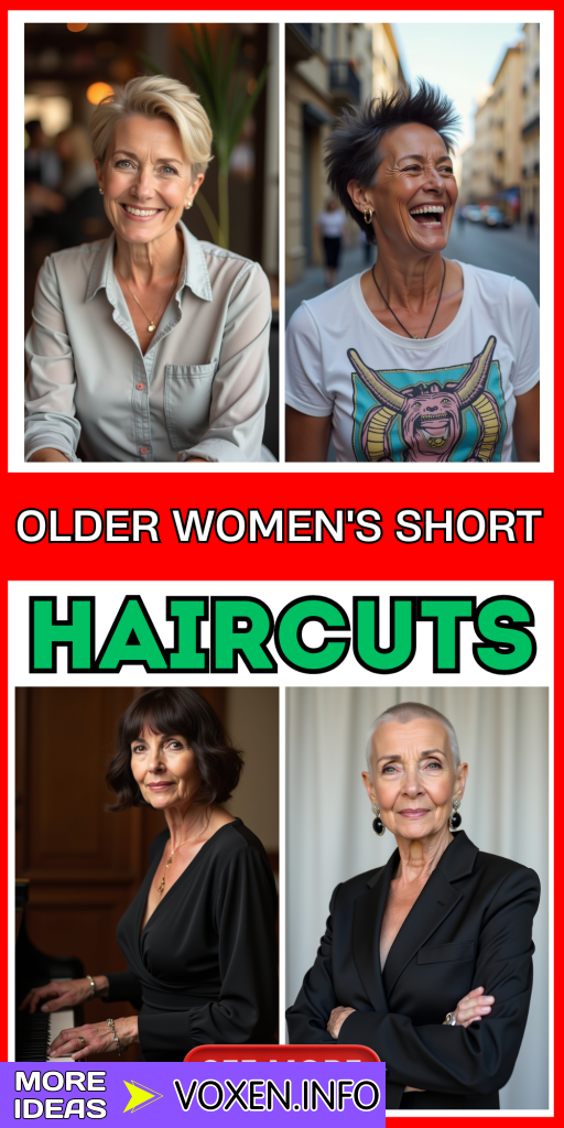 23 Stylish Short Haircuts for Older Women: Embrace Elegance Over 50