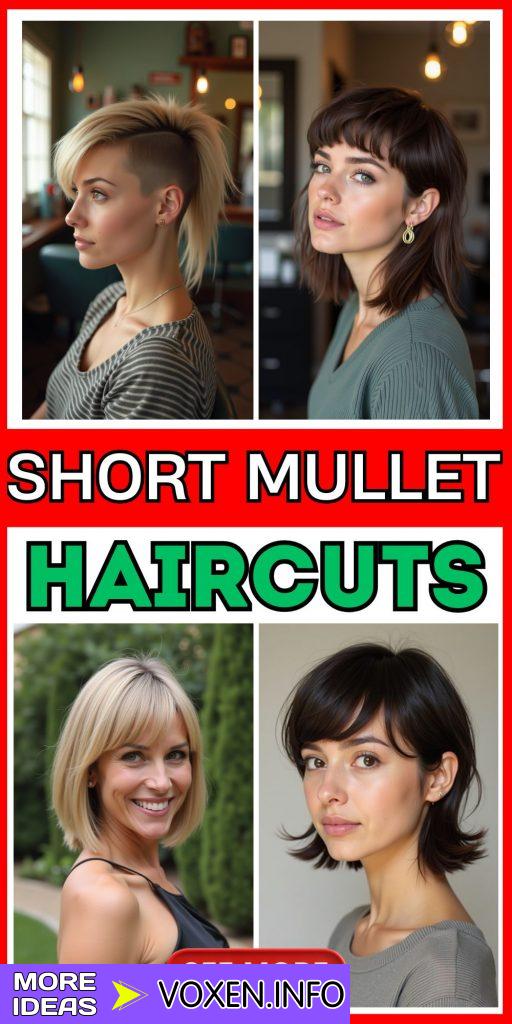 21 Top Short Mullet Haircuts: From Classic to Modern Styles for All Hair Types