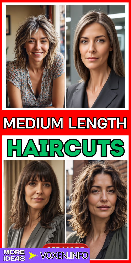 23 Chic Medium Length Haircuts for Ladies