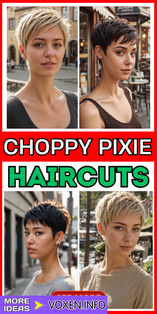 23 Trendy Choppy Pixie Haircuts for a Bold New Look