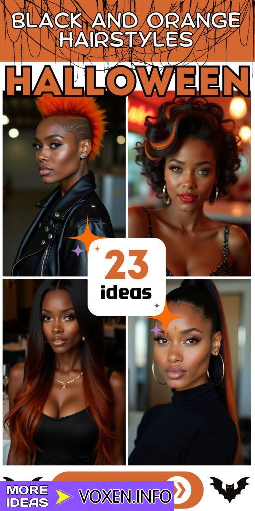 23 Stunning Black and Orange Hairstyles for Every Occasion