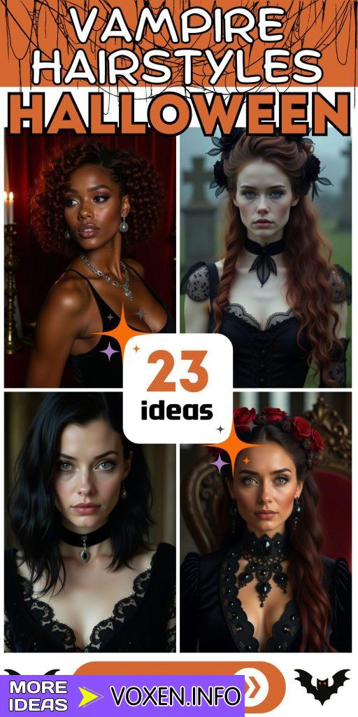 23 Mesmerizing Vampire Hairstyles for a Dark, Elegant Look