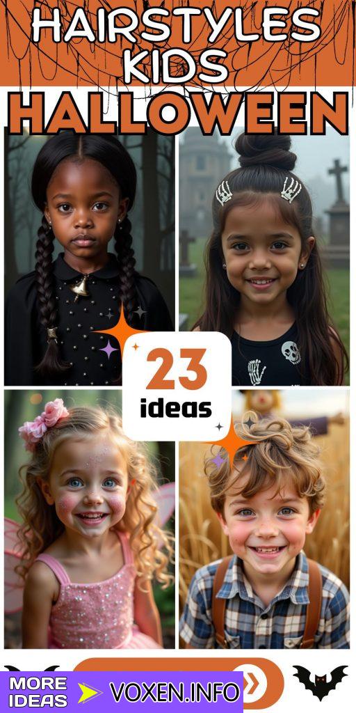 23 Creative and Easy Halloween Hairstyles for Kids