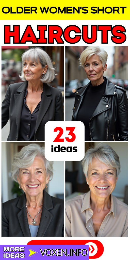 23 Stylish Short Haircuts for Older Women: Embrace Elegance Over 50