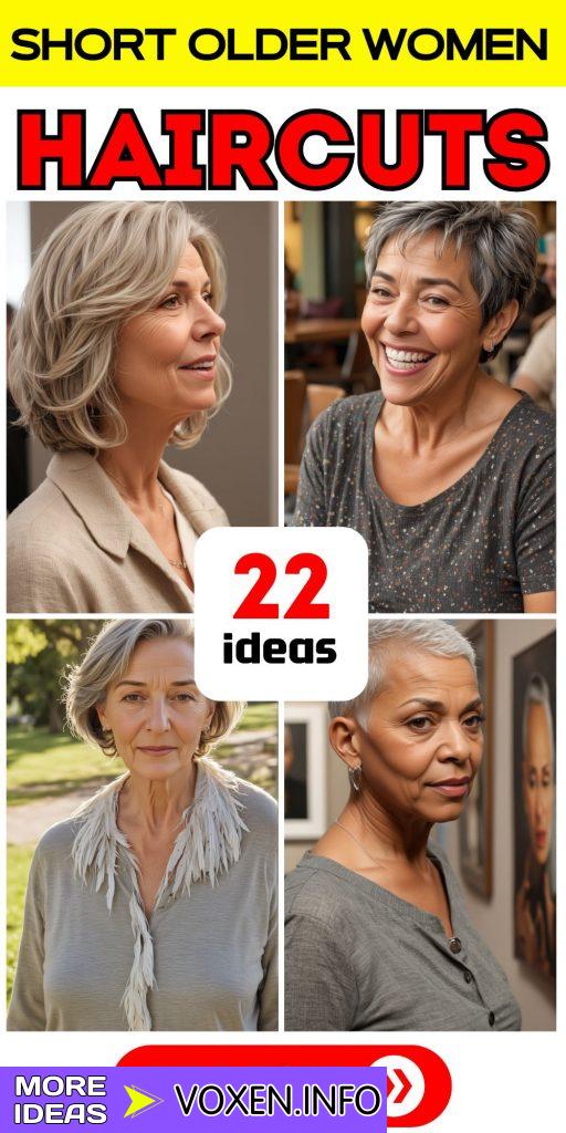 22 Stylish Short Haircuts for Older Women Over 60: Trendy Looks