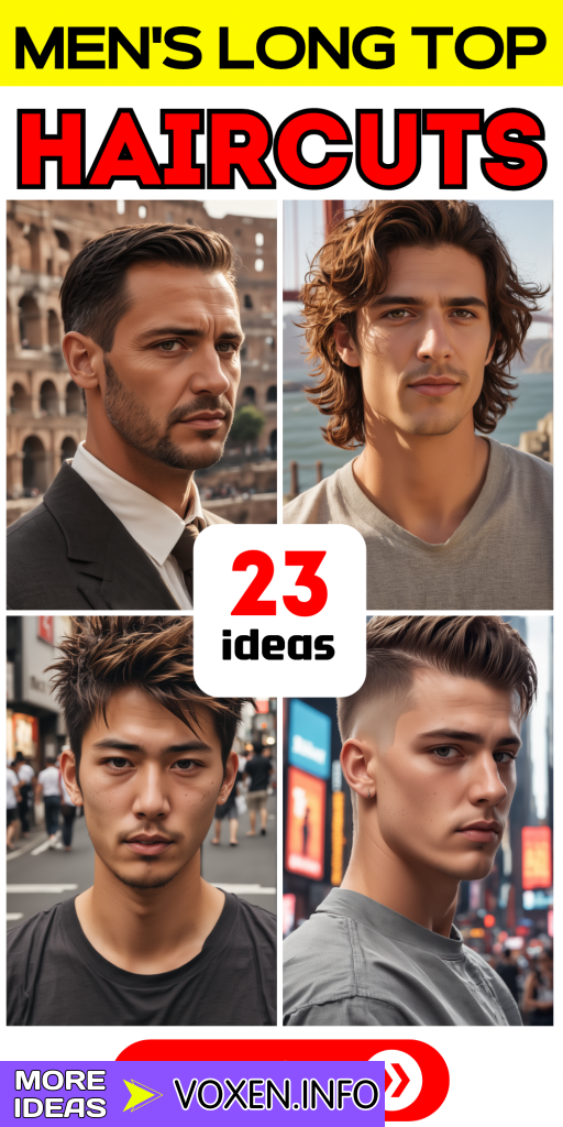 23 Top Men's Haircuts with Long Tops: Find Your Perfect Style