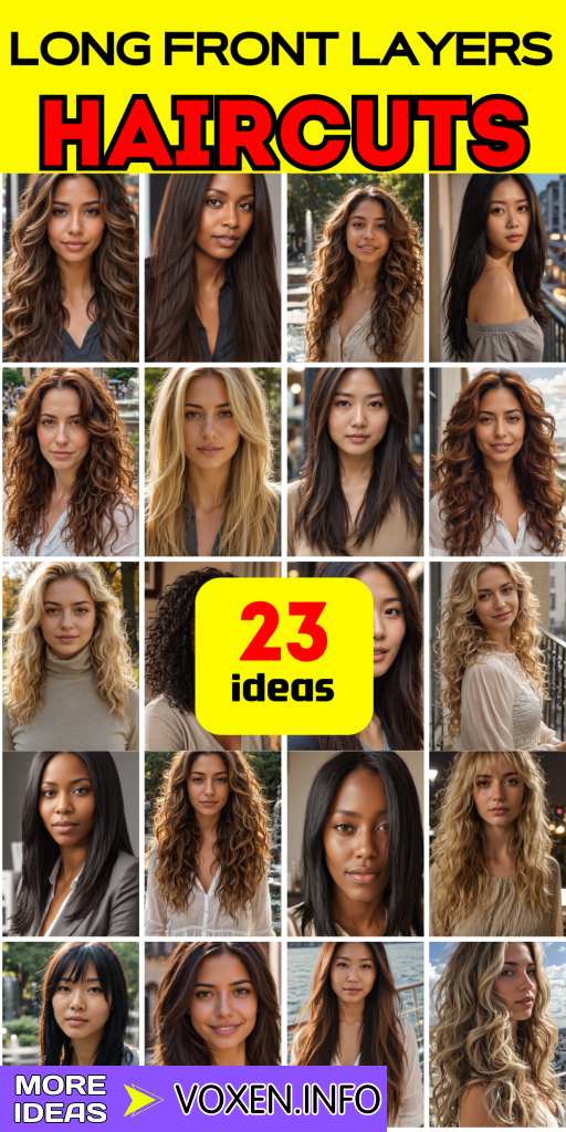 22 Transform Your Look: 22 Long Front Layers Haircuts for All Hair Types