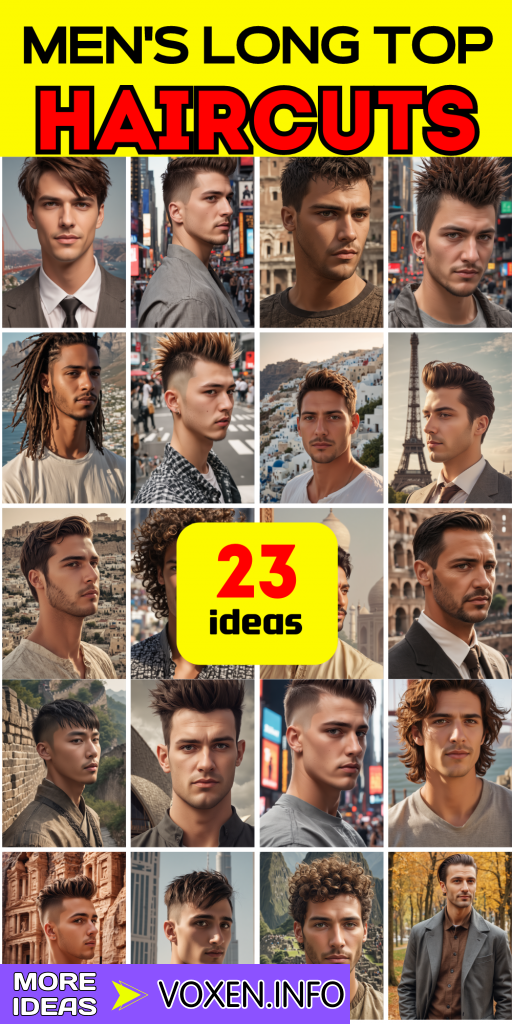 23 Top Men's Haircuts with Long Tops: Find Your Perfect Style