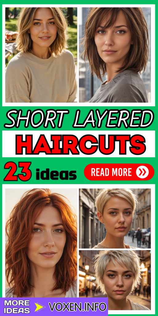 23 Top Short Layered Haircuts for 2024: Stylish Looks for Every Hair Type