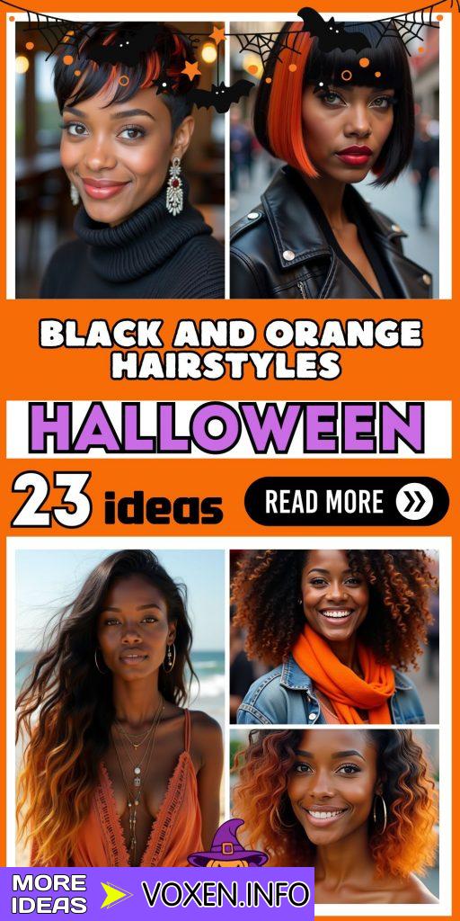 23 Stunning Black and Orange Hairstyles for Every Occasion