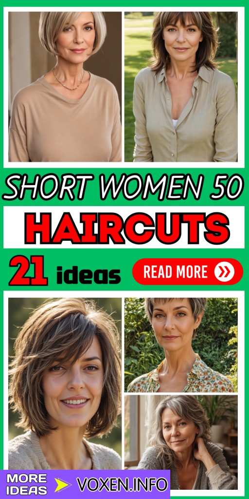 21 Top Short Haircuts for Women Over 50: Stylish Cuts 2024