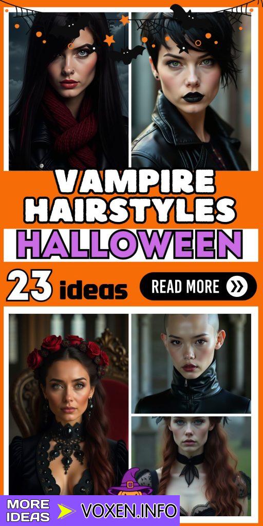 23 Mesmerizing Vampire Hairstyles for a Dark, Elegant Look