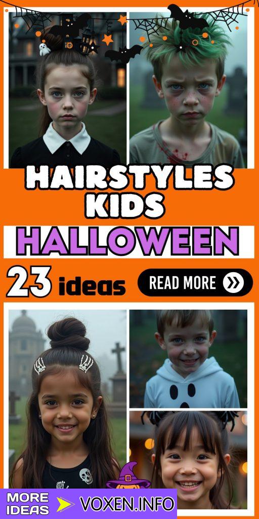 23 Creative and Easy Halloween Hairstyles for Kids