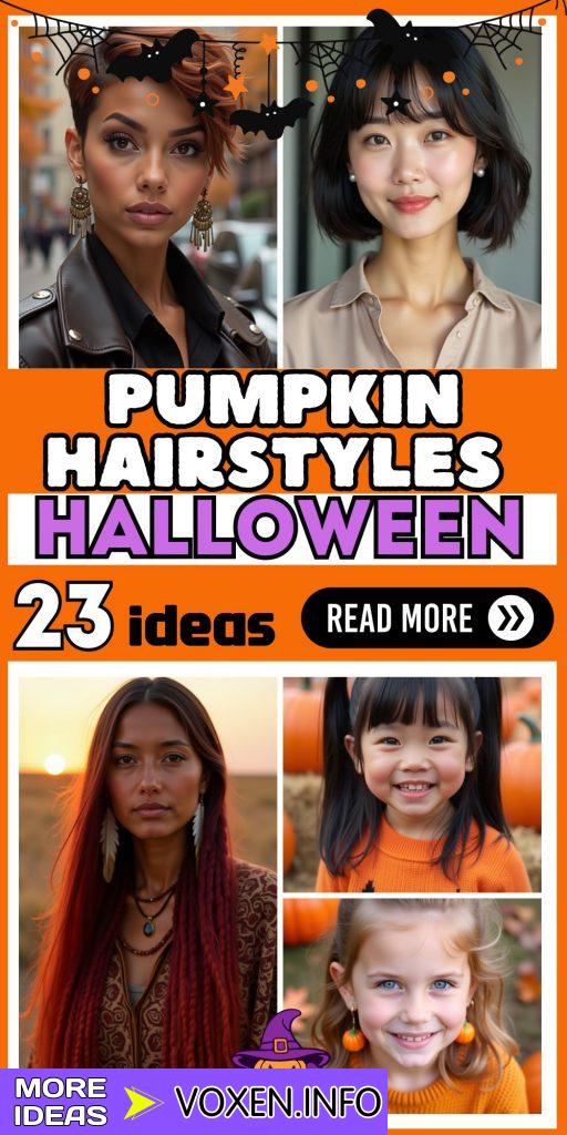 23 Discover Cute and Festive Pumpkin Hairstyles for Kids and Women this Fall