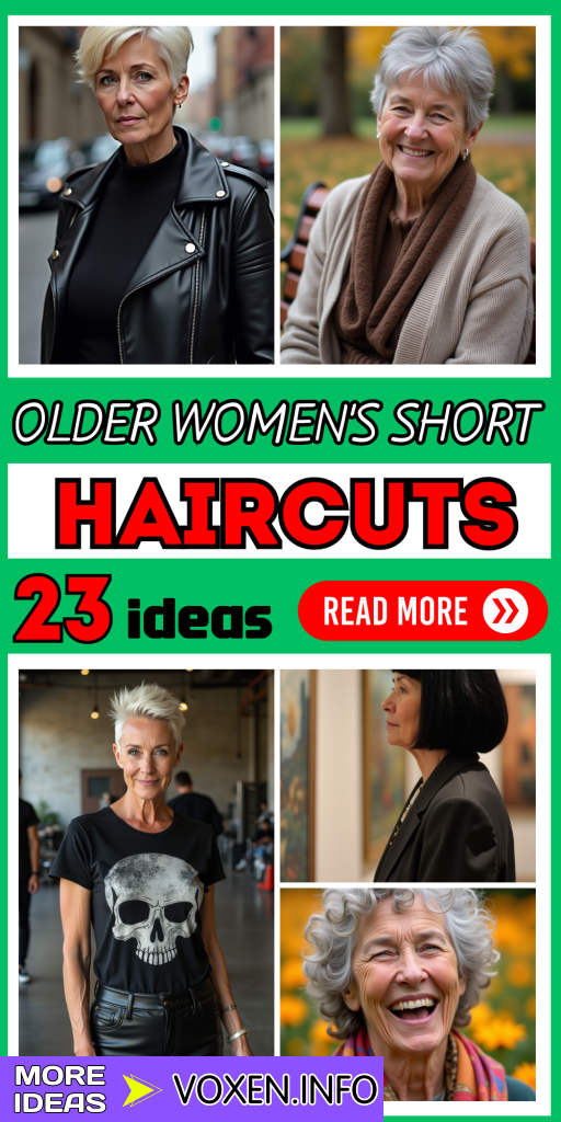 23 Stylish Short Haircuts for Older Women: Embrace Elegance Over 50