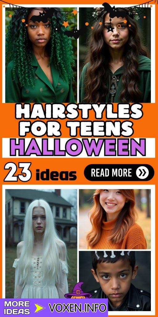 23 Top Halloween Hairstyles for Teens: Get Spooky and Stylish!